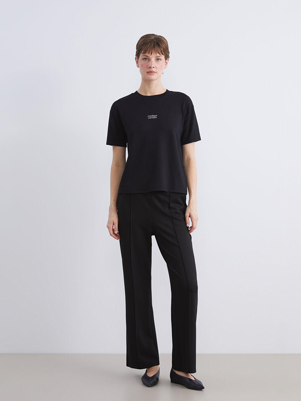 Women's Sweatpants with Elastic Waist-2