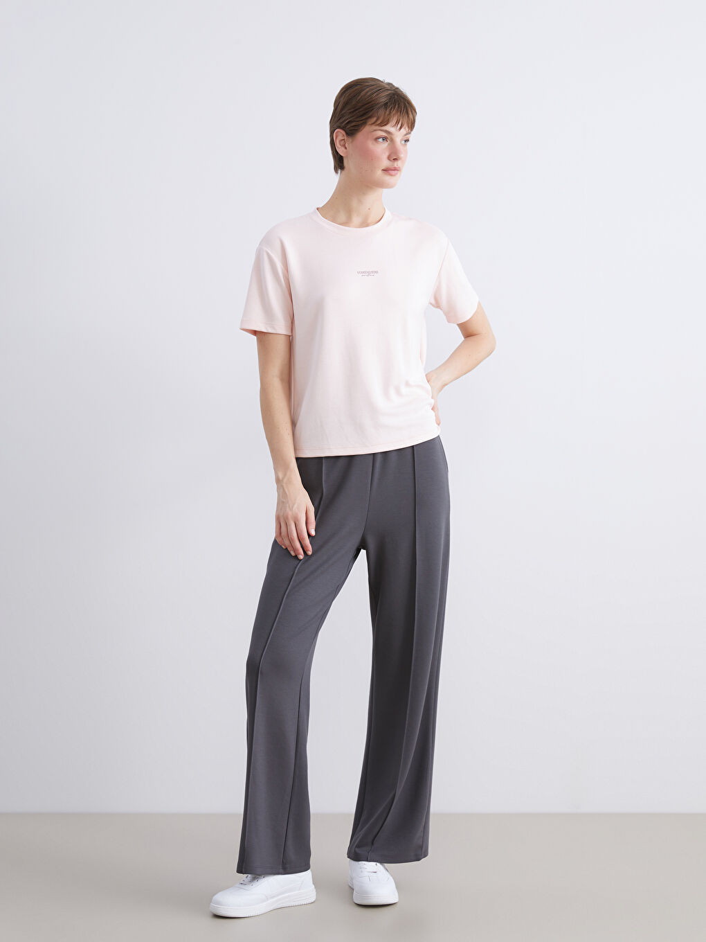 Women's Sweatpants with Elastic Waist-2