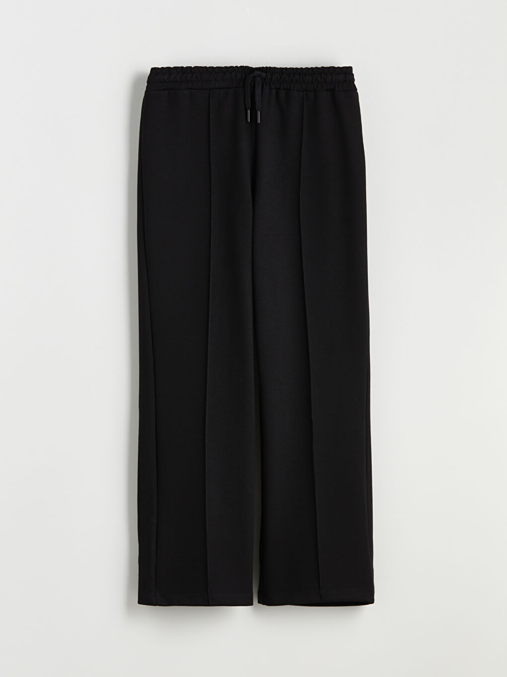 Siyah Beli Lastikli Kadın Eşofman Altı-6