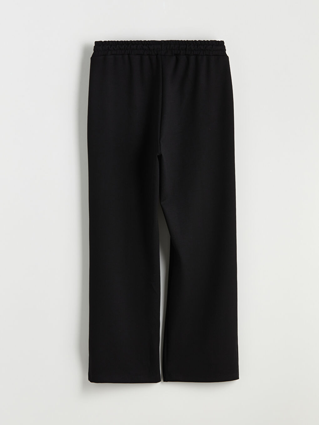 Siyah Beli Lastikli Kadın Eşofman Altı-7