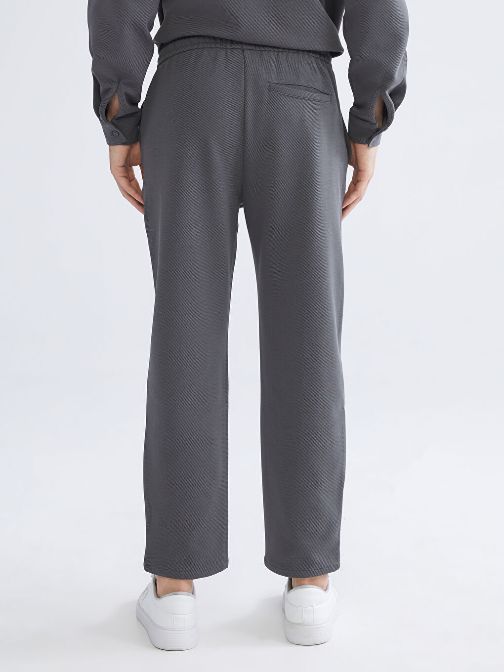 Antrasit Standart Kalıp Erkek Pantolon-3