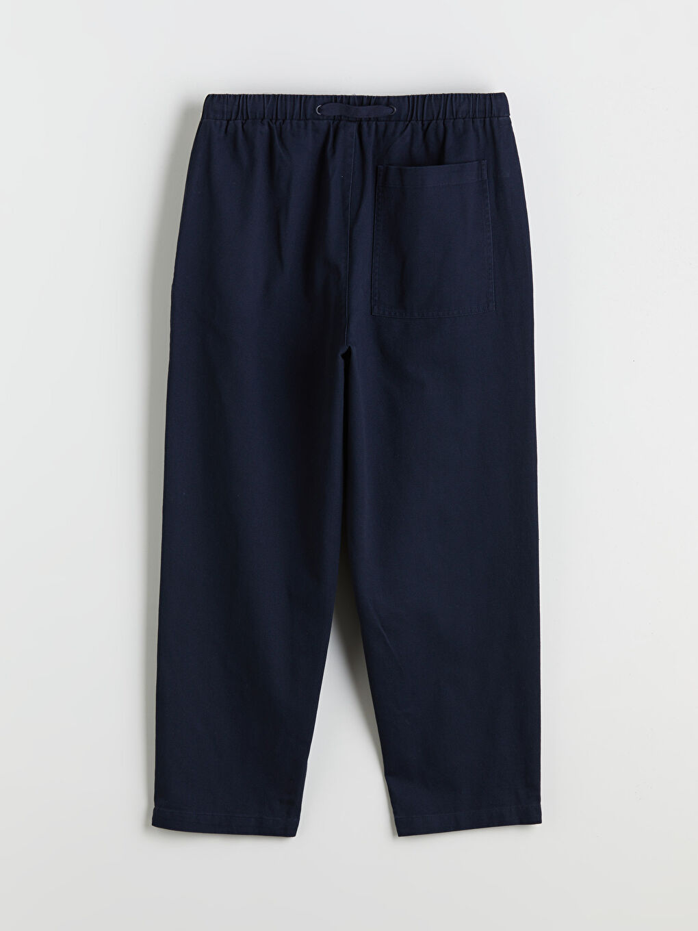 Relaxed Fit Twill Men's Trousers-5