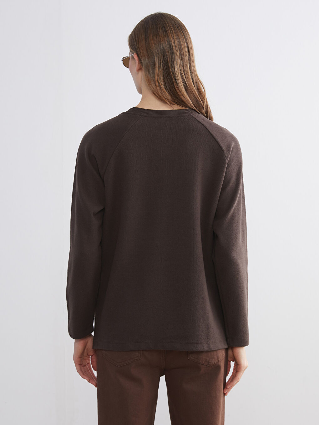 Свитшот с круглым вырезом для женщин-3