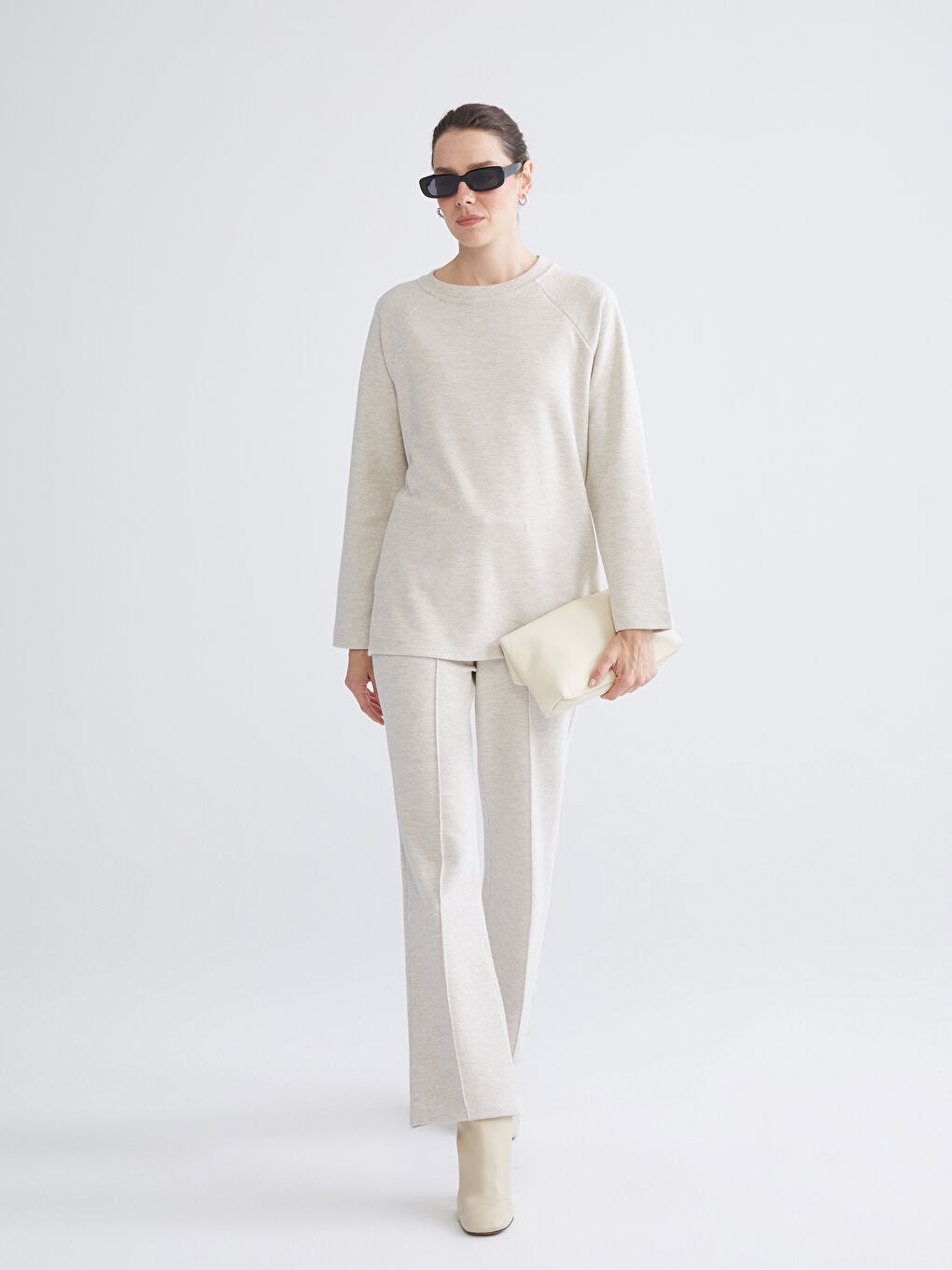 Свитшот с круглым вырезом для женщин-4