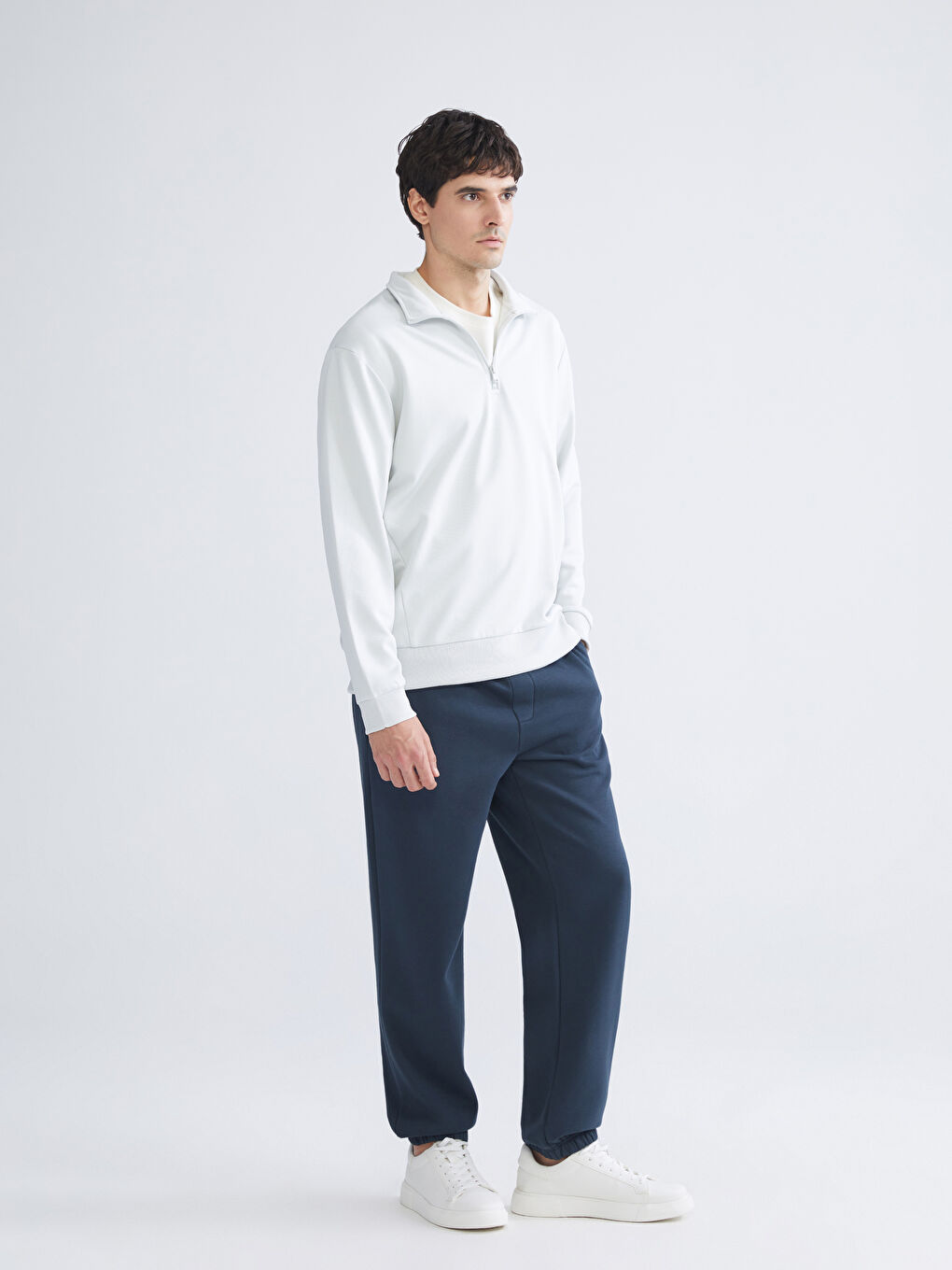 მამაკაცები რუხი თბილი ზედა-1