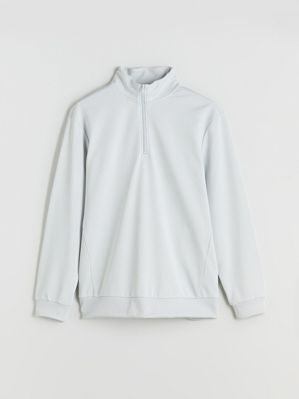 მამაკაცები რუხი თბილი ზედა-4