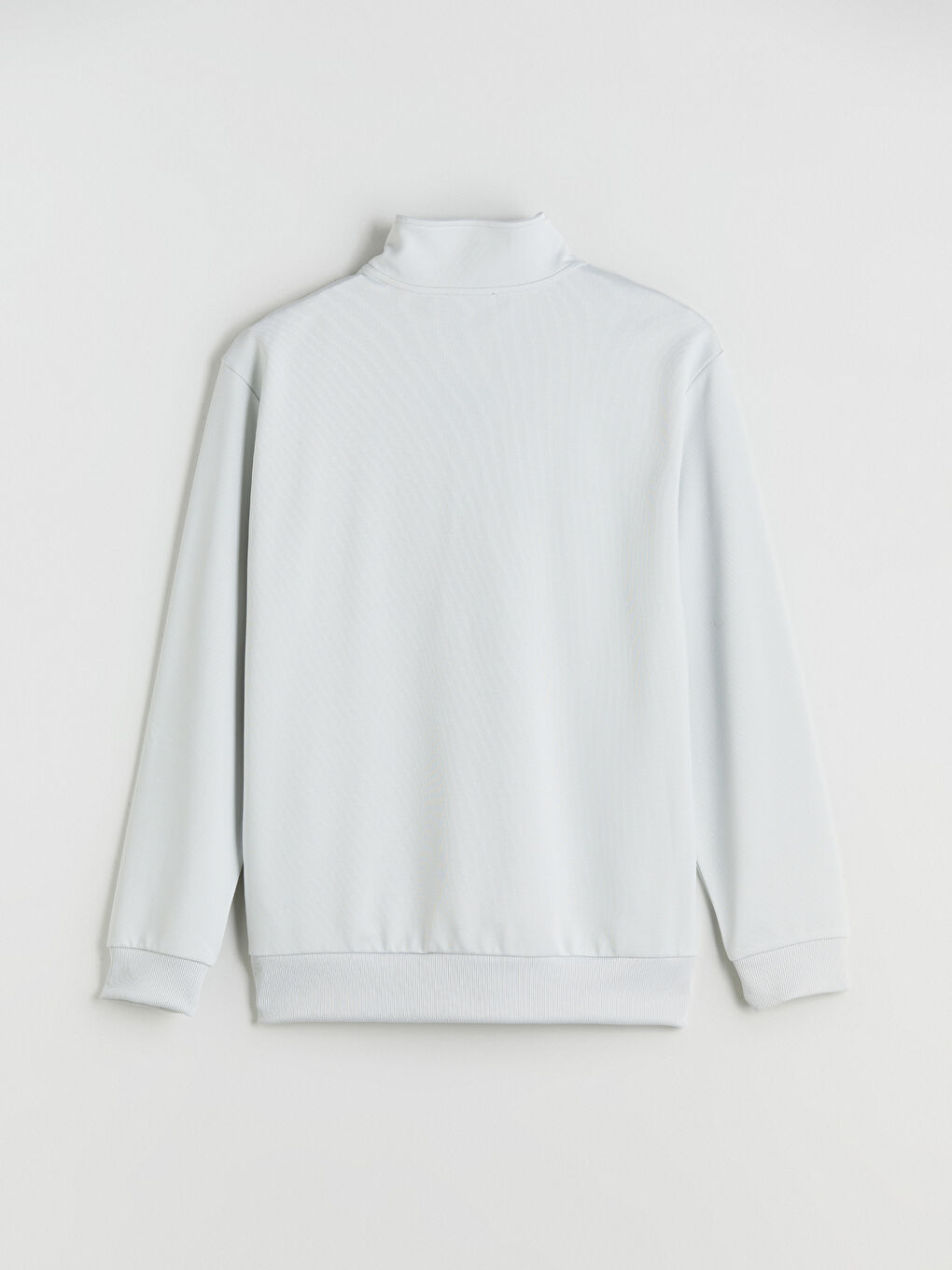 მამაკაცები რუხი თბილი ზედა-5