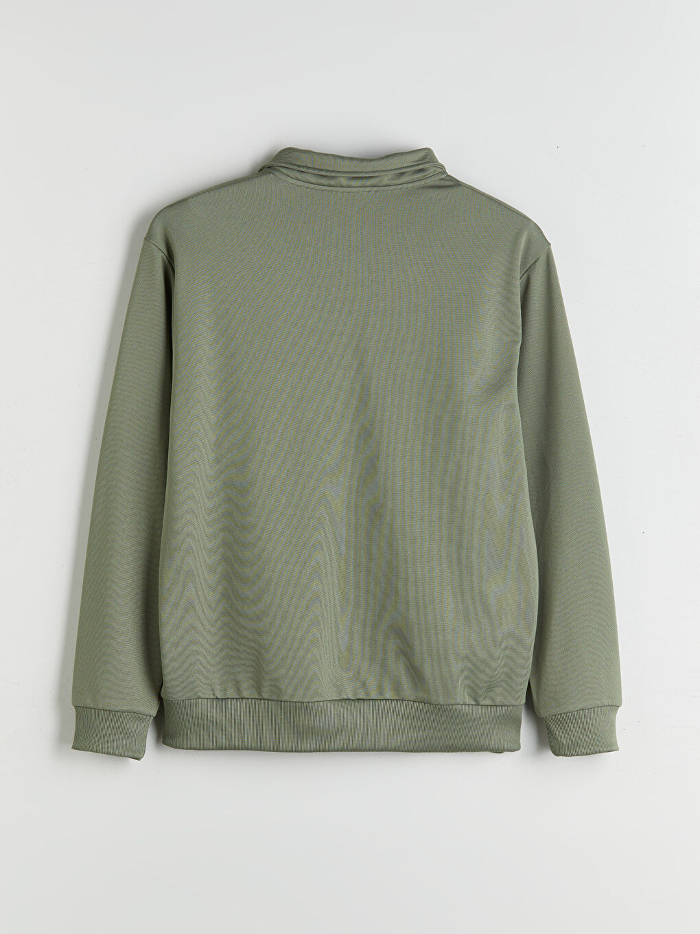 Loose Fit Stand Collar Long Sleeve Men's Sweatshirt-6