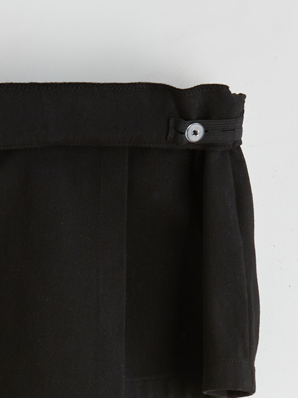 قميص بياقة بيتر بان للبنات وتنورة قصيرة - عبوة من قطعتين-5