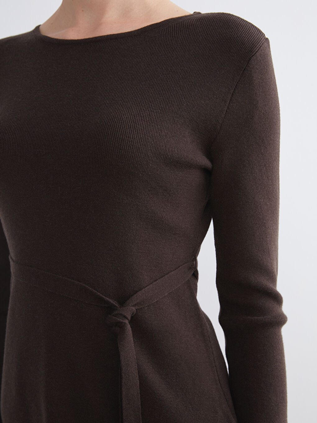 Crew Neck Women's Knitwear Sweater-5