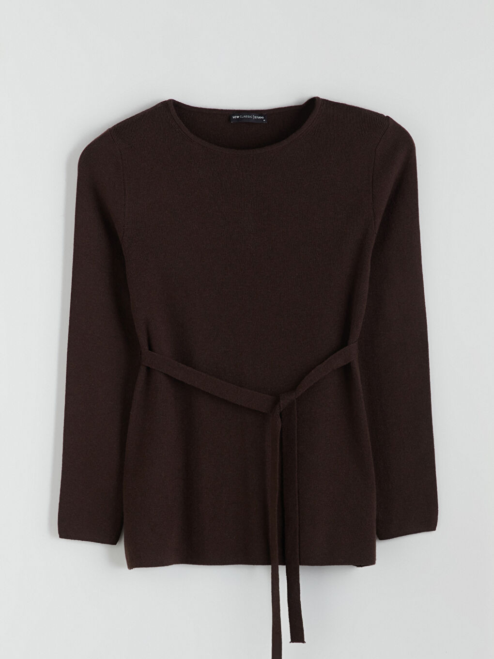 Crew Neck Women's Knitwear Sweater-8
