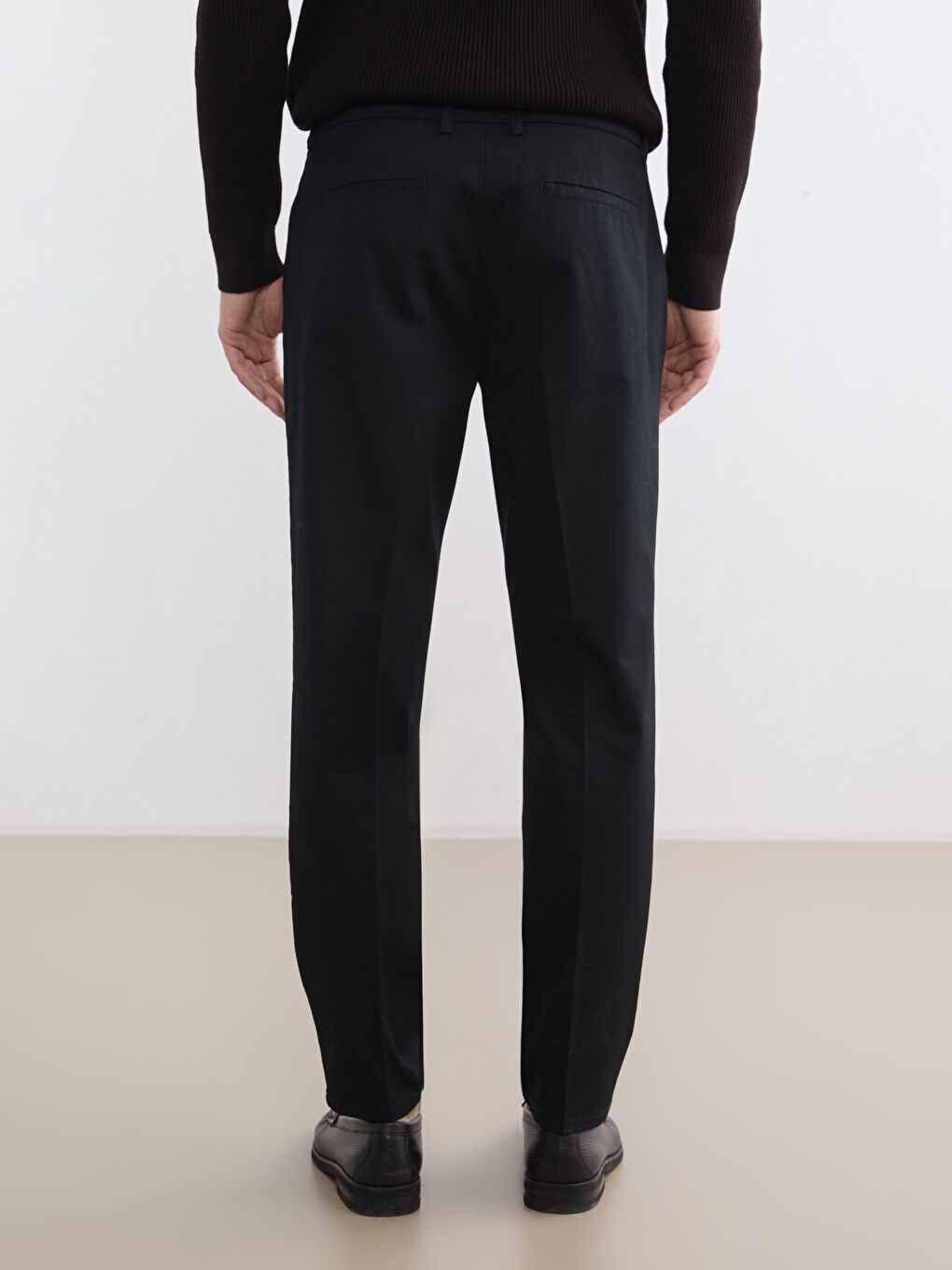 Lacivert Standart Kalıp Gabardin Erkek Pantolon-6