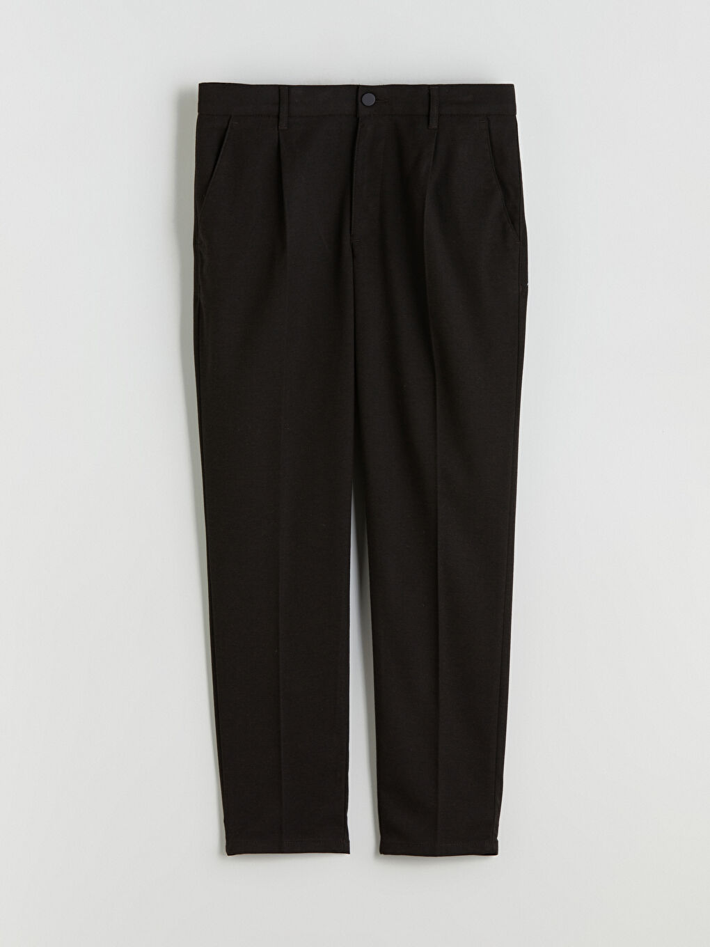 Kahverengi Standart Kalıp Erkek Pantolon-4