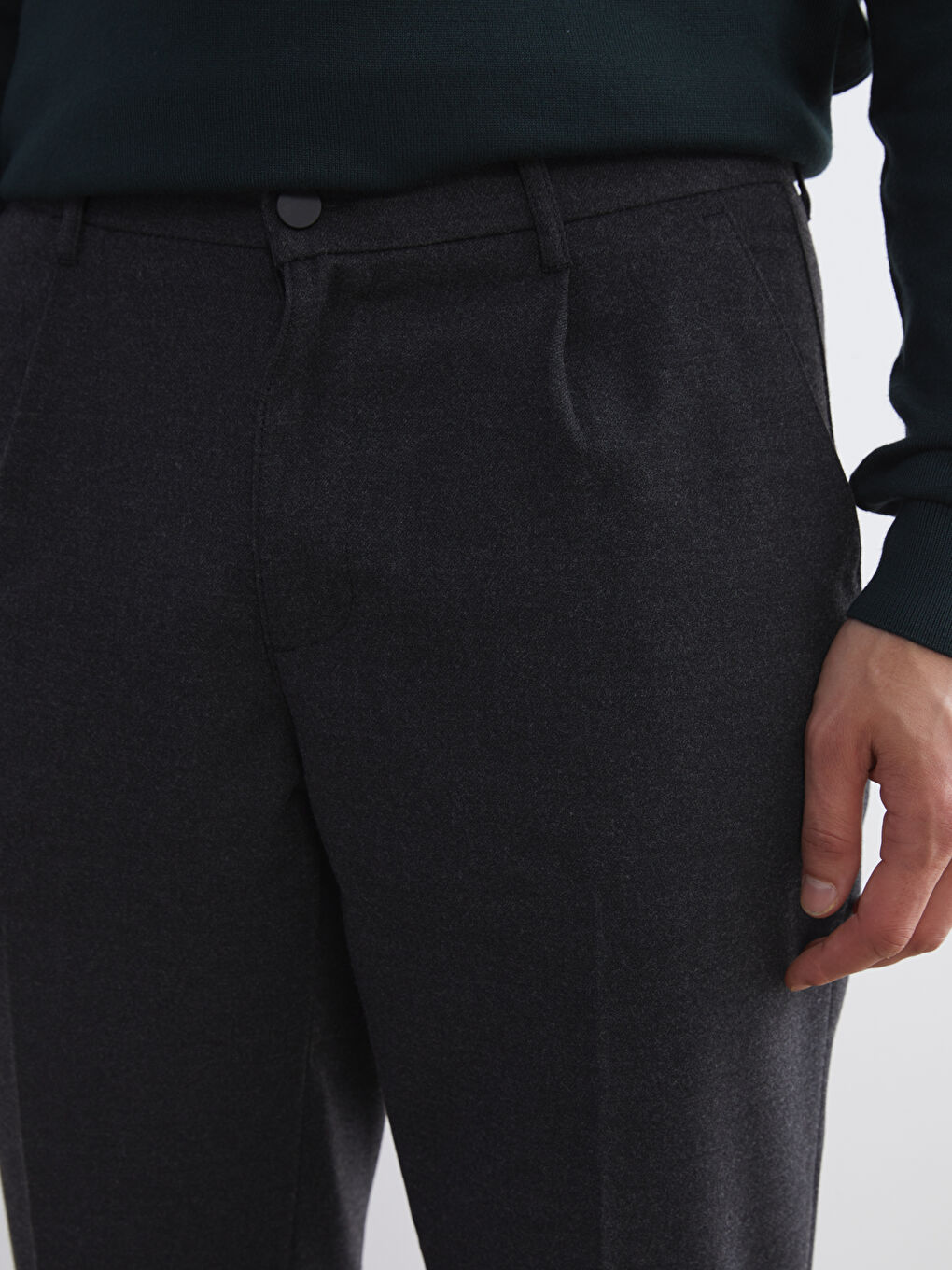 Standard Fit Men's Trousers-2