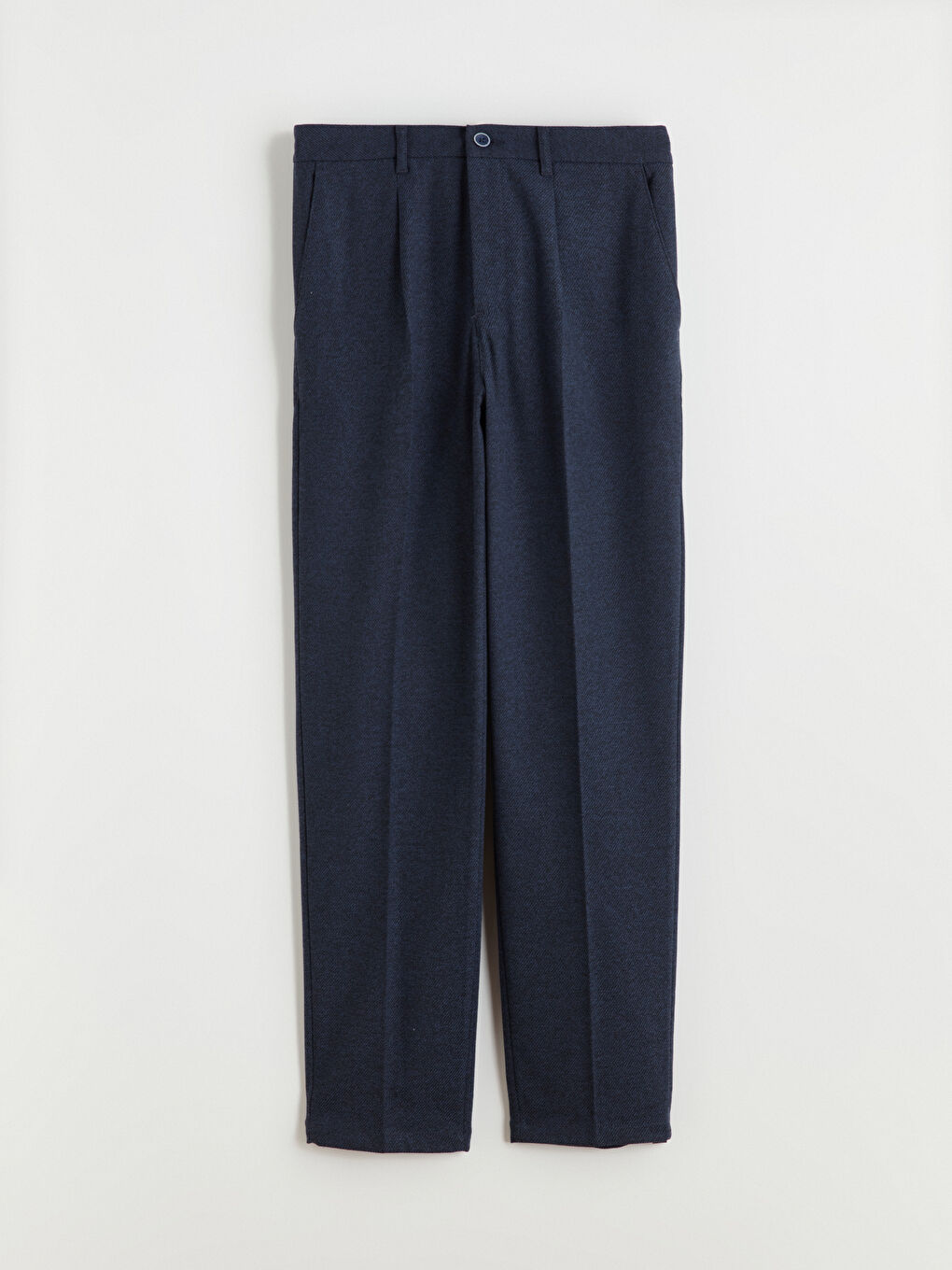 Lacivert Standart Kalıp Erkek Pantolon-4