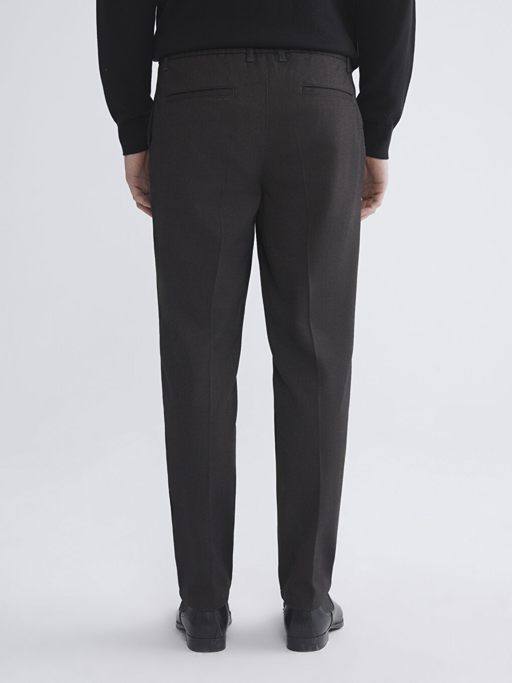 Kahverengi Standart Kalıp Erkek Pantolon-6