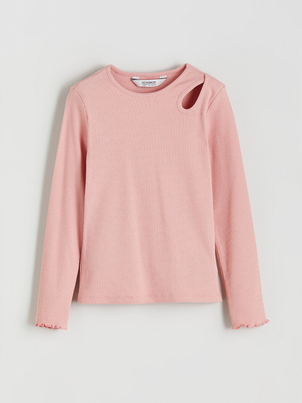 LCW ECO Crew Neck Girls' T-Shirt -W5I611Z4-FKR