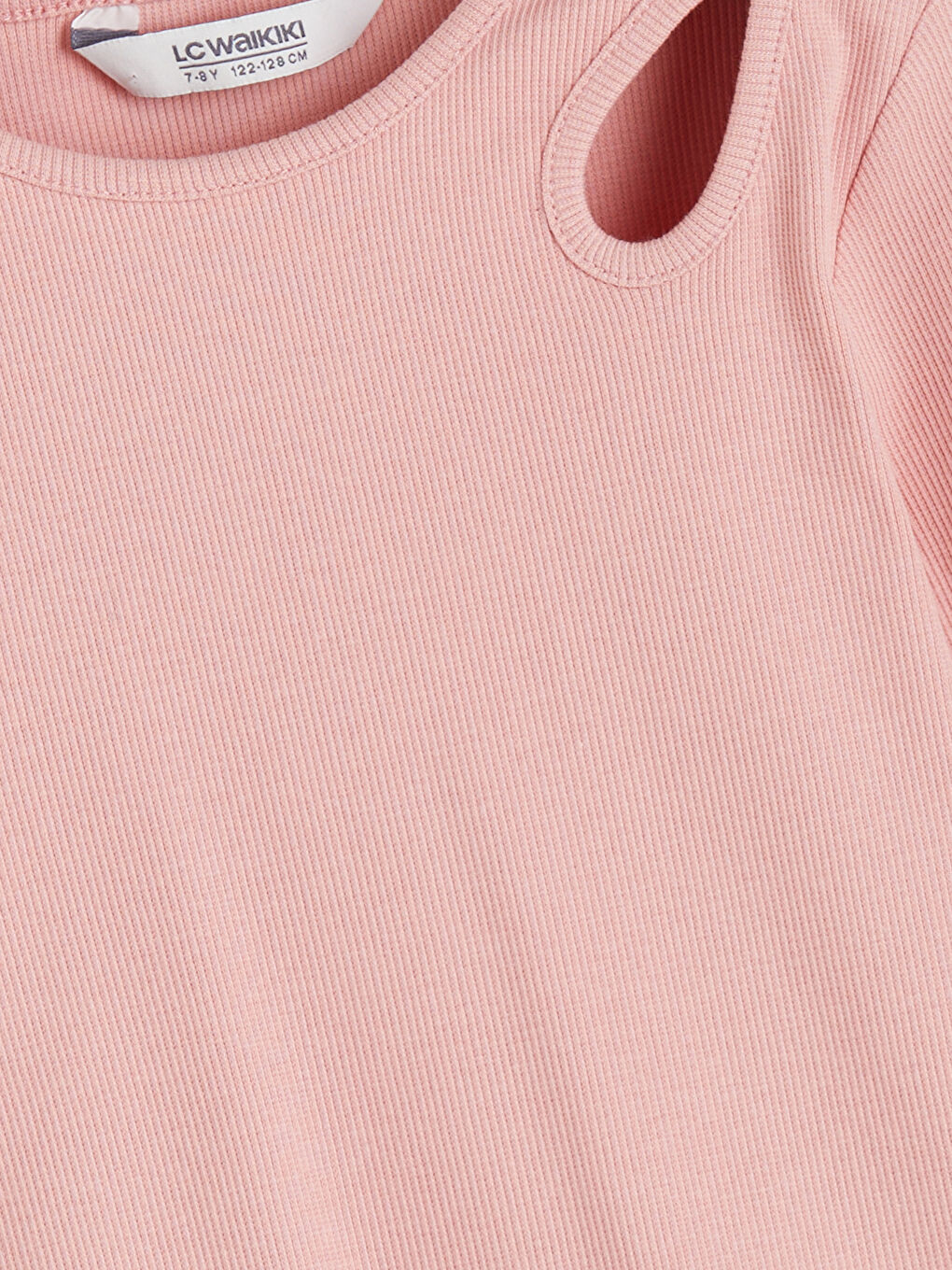 LCW ECO Crew Neck Girls' T-Shirt -W5I611Z4-FKR