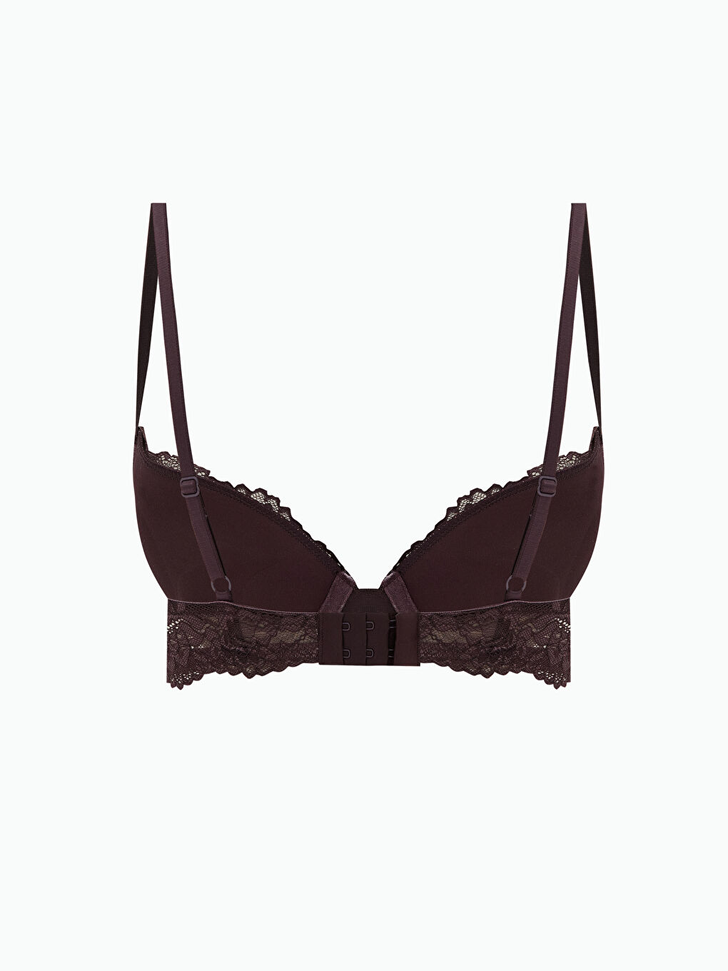 Дротовий утеплений мереживний бюстгальтер-футболка-1