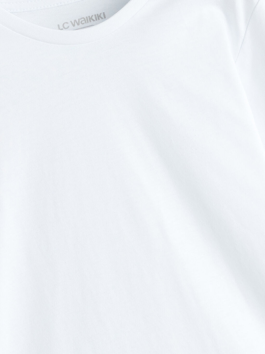 Crew Neck Long Sleeve Boys' Undershirt-1