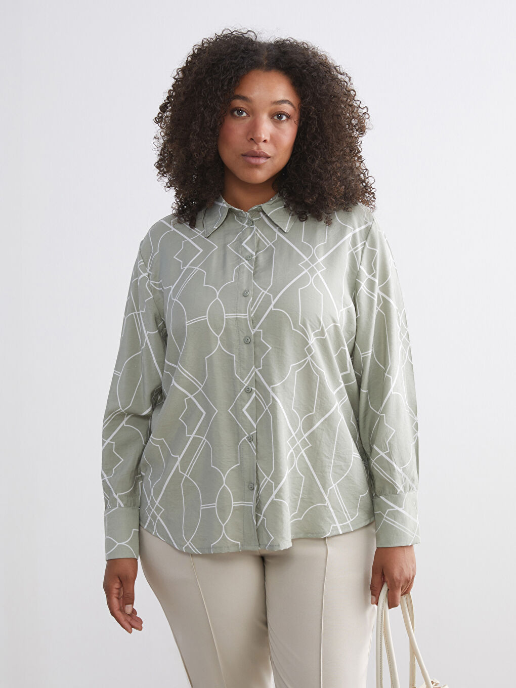 Patterned Women's Shirt