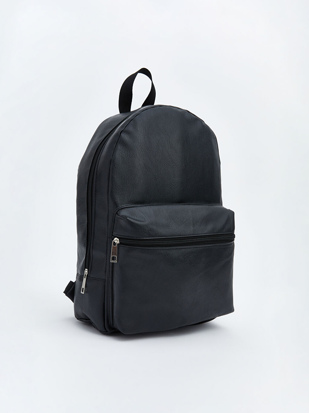 Faux Leather Men's Backpack-1