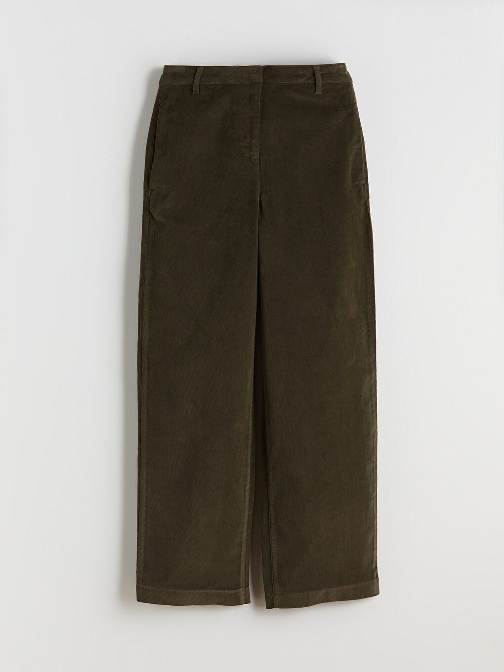 Standard Fit Corduroy Women's Trousers-4