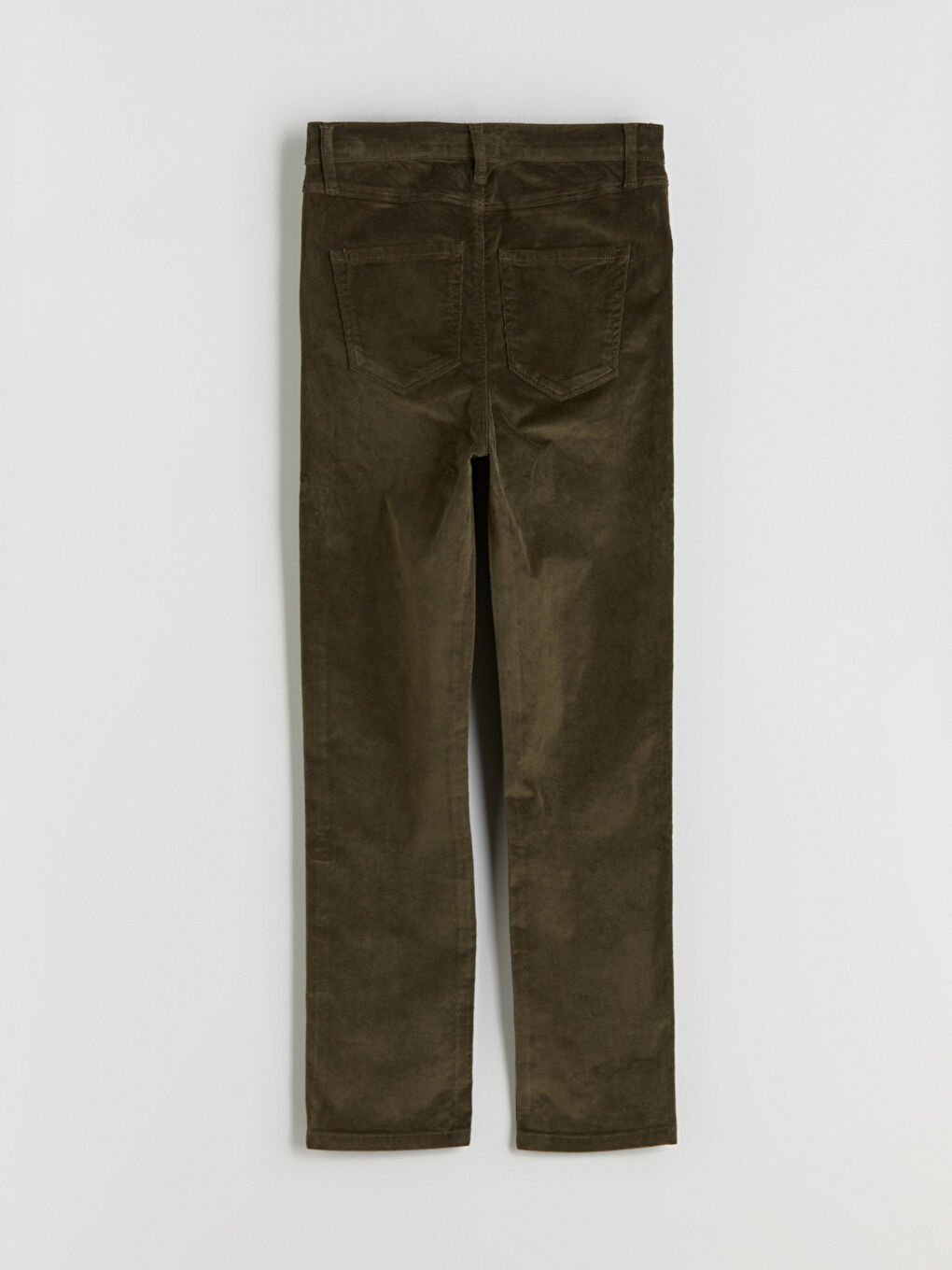 Slim Fit Velvet Women's Trousers-7