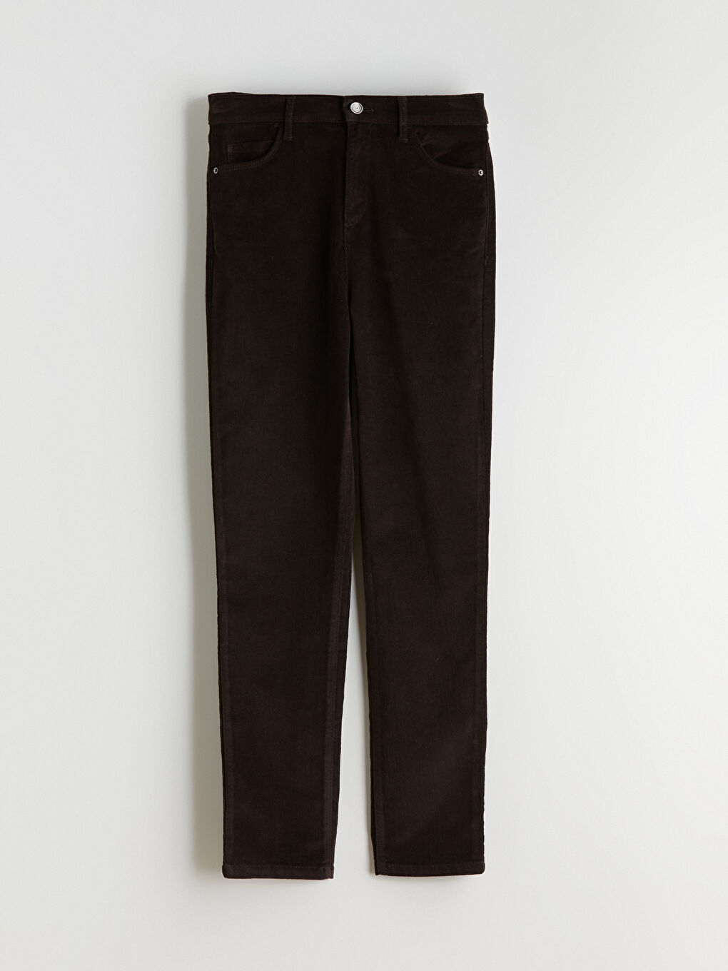 Uske Somotne Pantalone za Žene-4