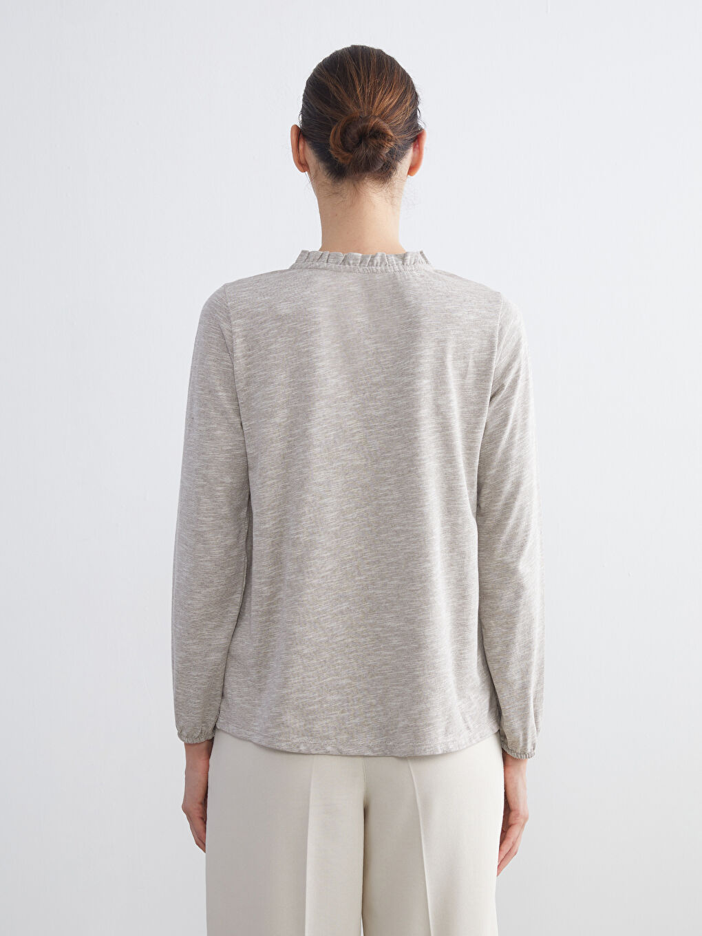 LCW Grace BEŽ Bluza Žena -W5I699Z8-D2Y