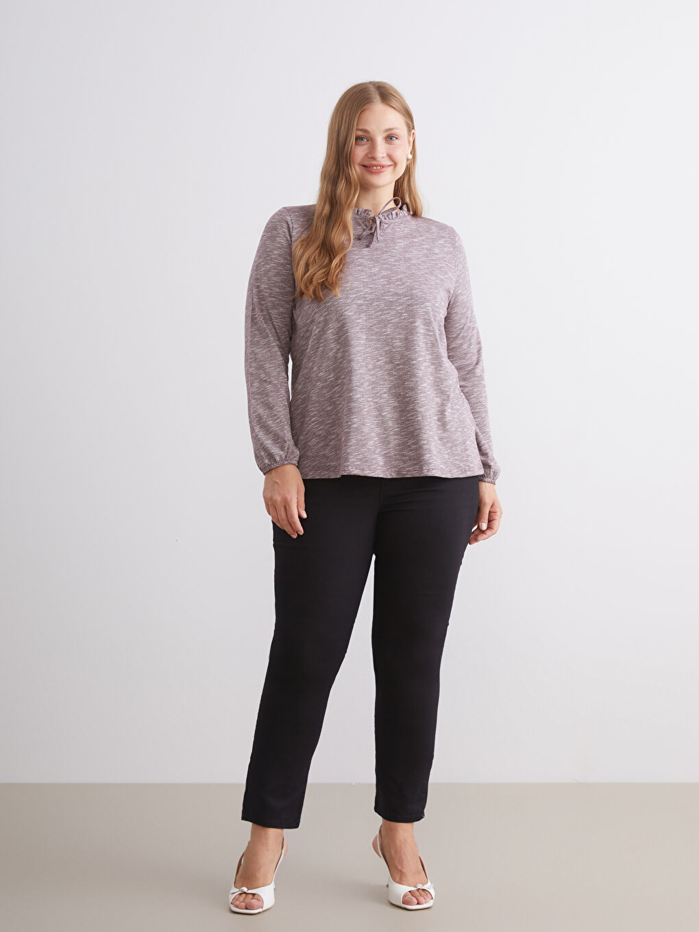 LCW Grace BOJA ŠLJIVE Bluza Žena -W5I699Z8-LCH
