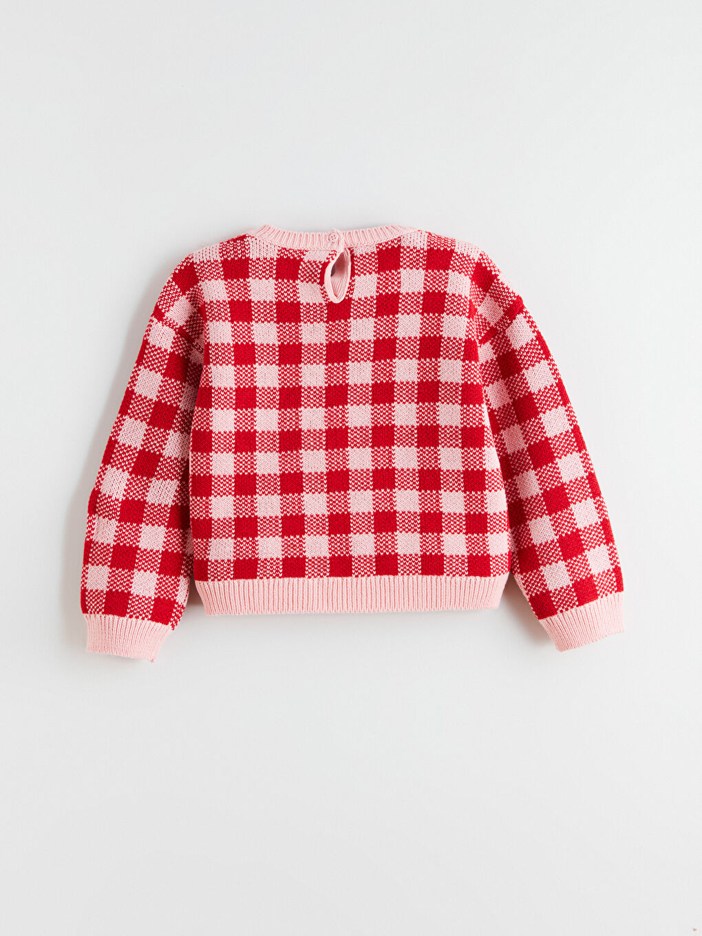 Crew Neck New Year Themed Girls' Knitwear Sweater-1