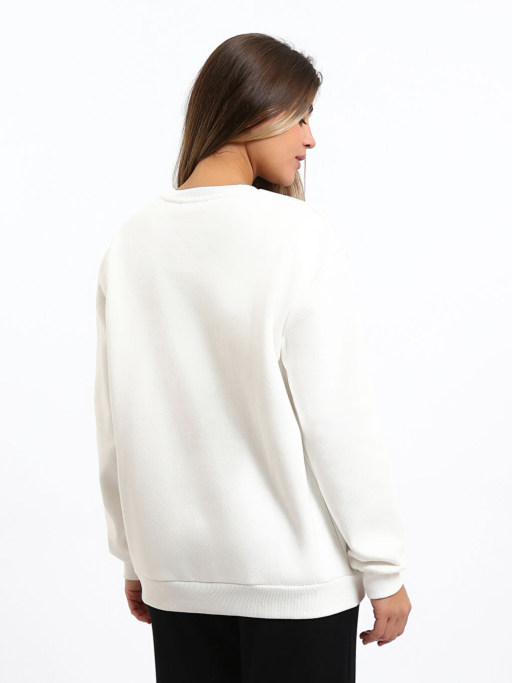 Crew Neck Women's Sweatshirt-4