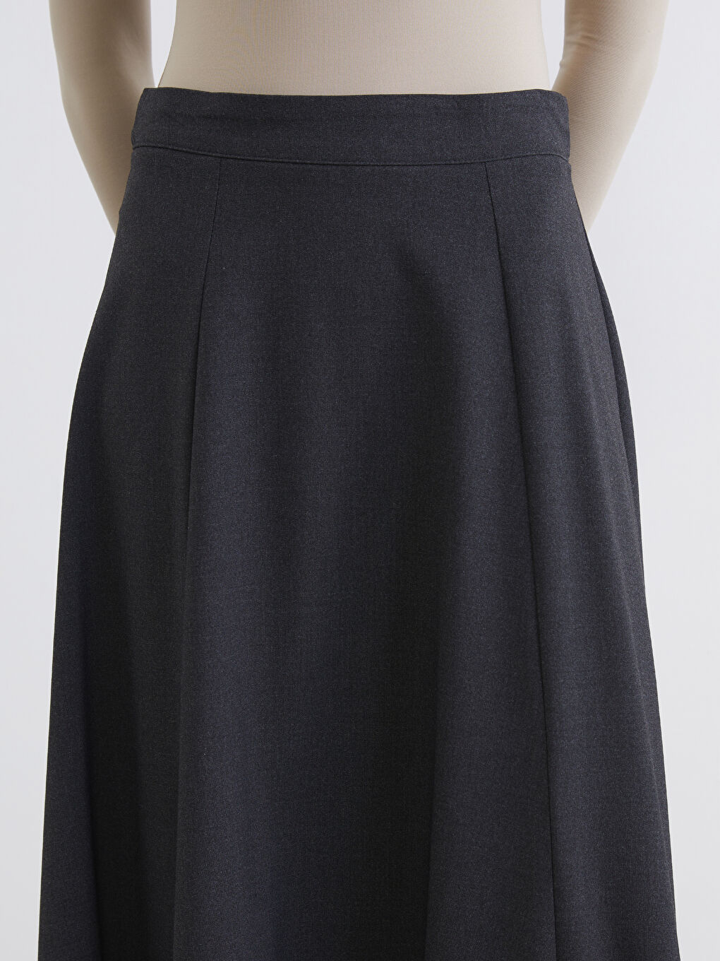 Zippered Bell Skirt-2