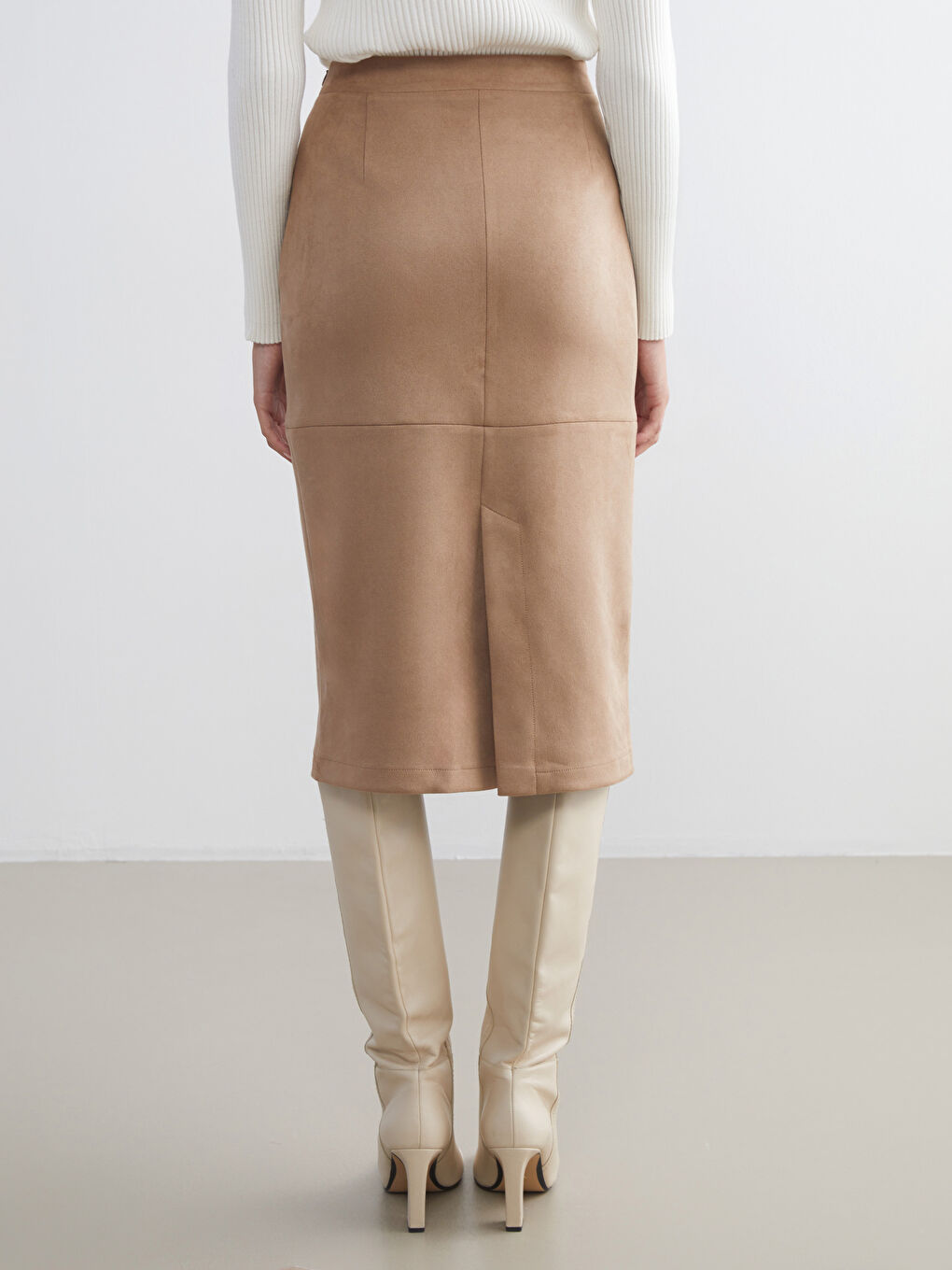 Woman BROWN Skirt-3