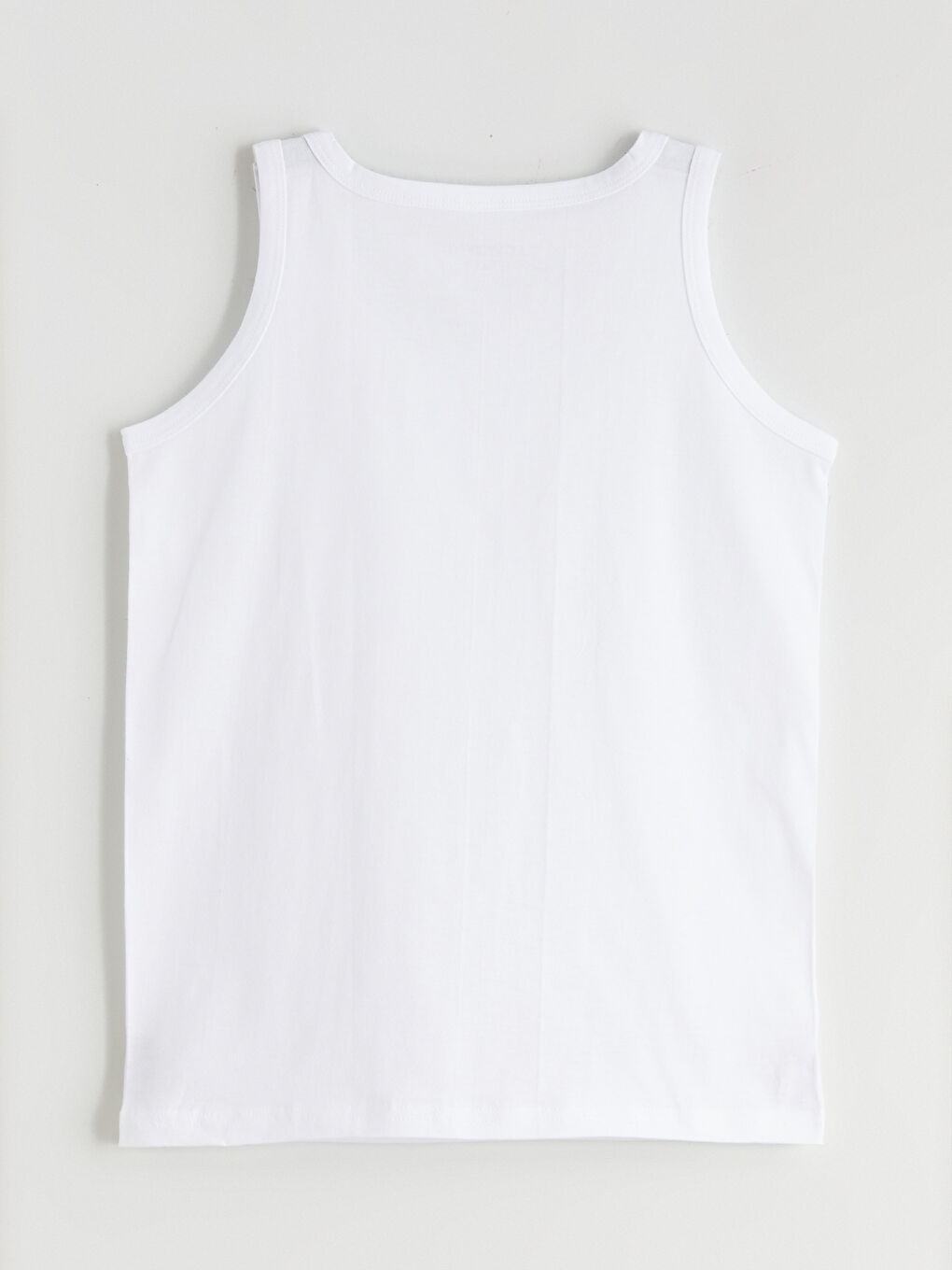 Beyaz Bisiklet Yaka Erkek Çocuk Atlet 2'li-6