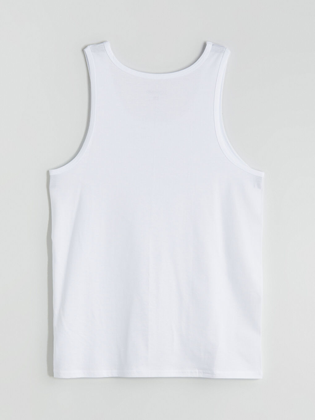 Beyaz U Yaka Penye Erkek Atlet 2'li-9