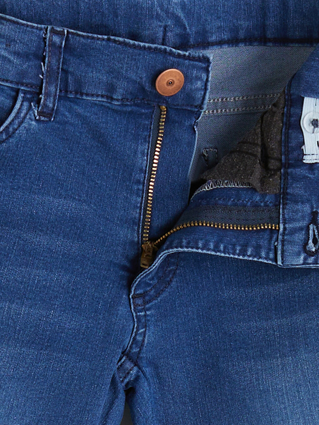 Mavi Slim Fit Erkek Çocuk Jean Pantolon-2