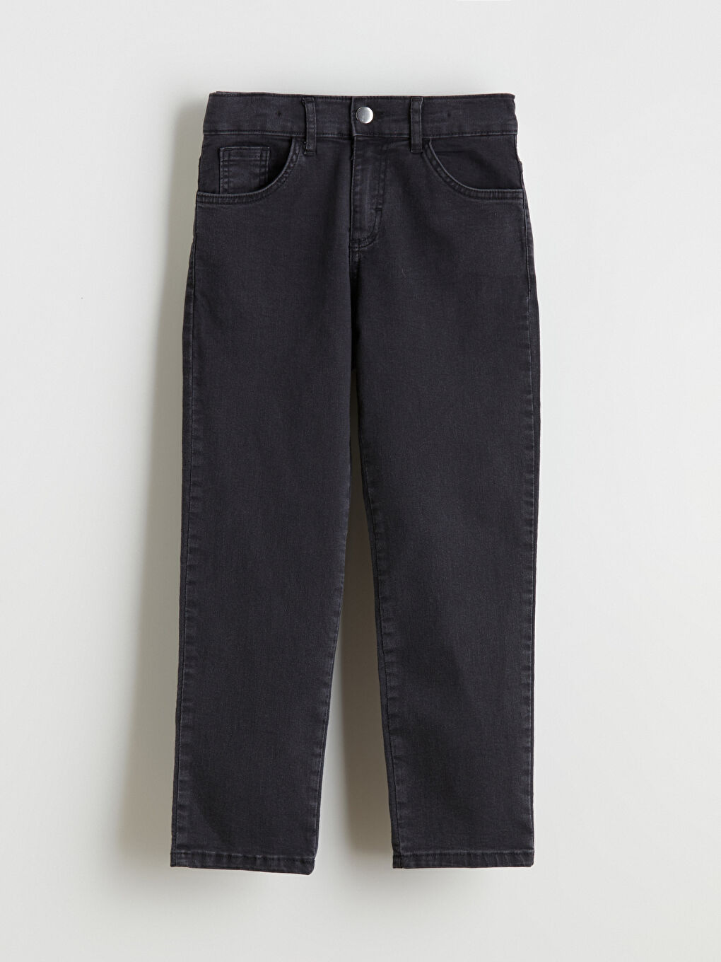 Gri Regular Fit Erkek Çocuk Jean Pantolon