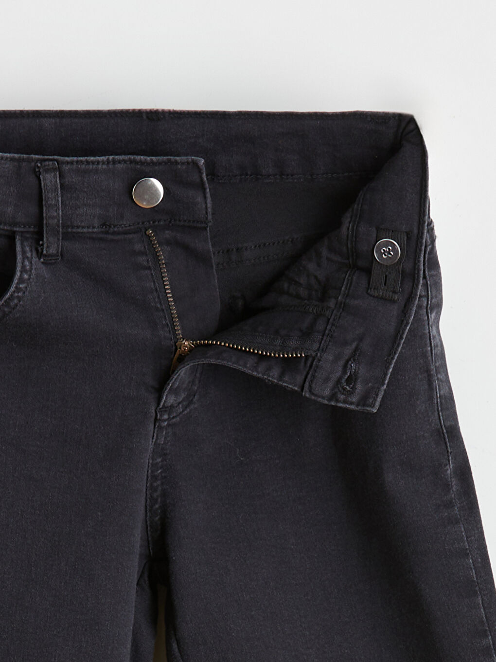 Gri Regular Fit Erkek Çocuk Jean Pantolon-2