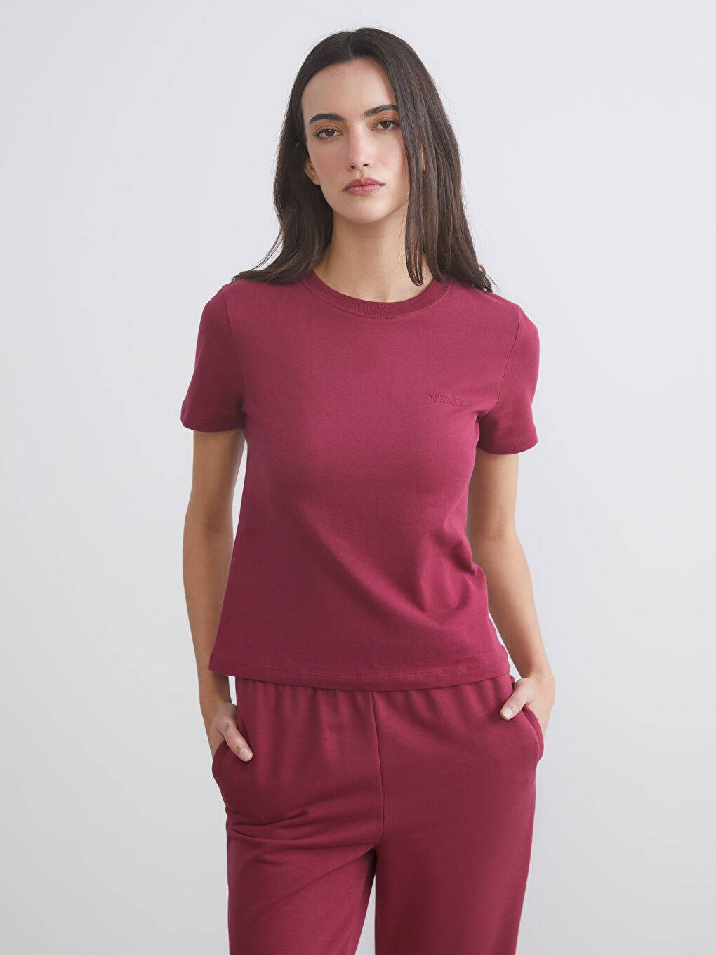 Crew Neck Women's T-Shirt-1
