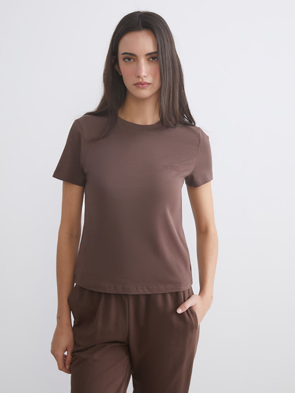 Crew Neck Women's T-Shirt-1
