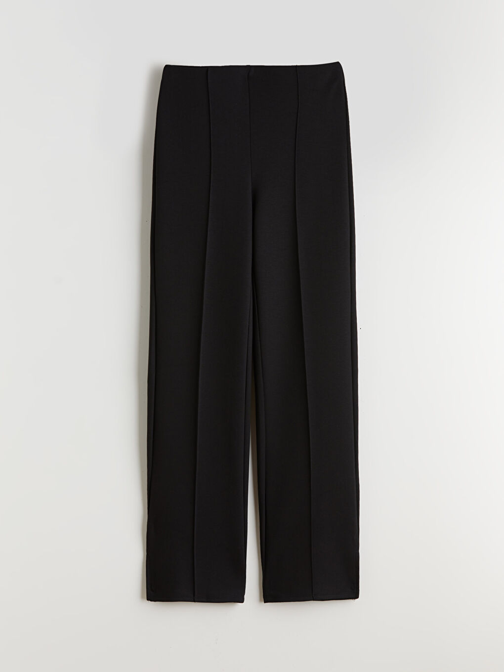 Siyah Dar Fit Kadın Pantolon-4