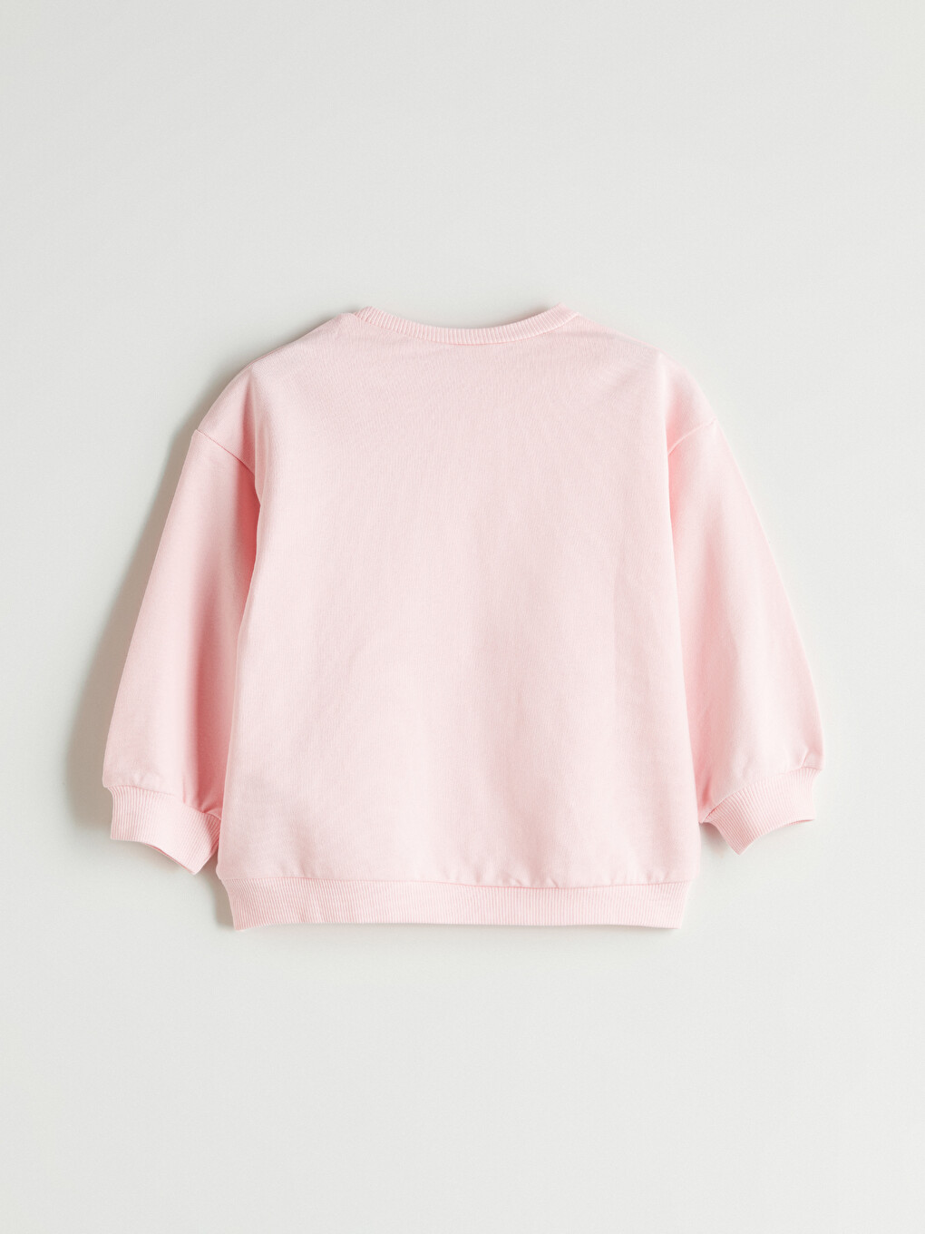 Pembe Kız Çocuk Barbie Baskılı Sweatshirt-1
