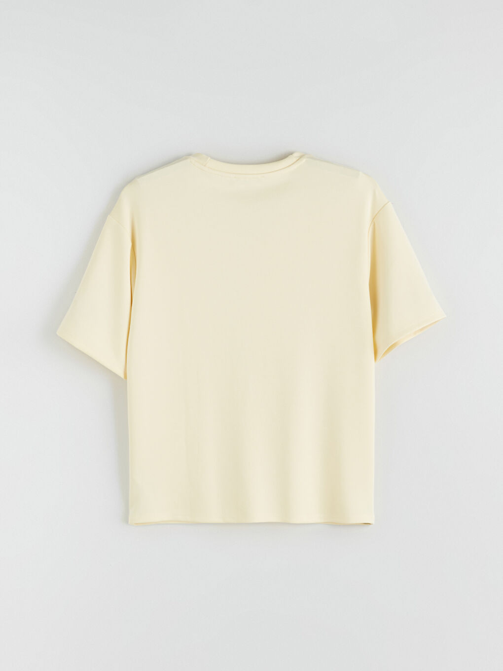 V Neck Embroidered Oversize Women's T-Shirt-5