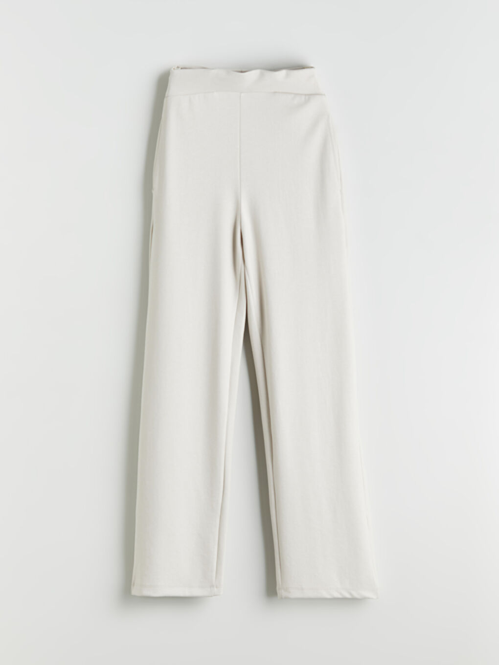 Gri Beli Lastikli Kadın Eşofman Altı-4