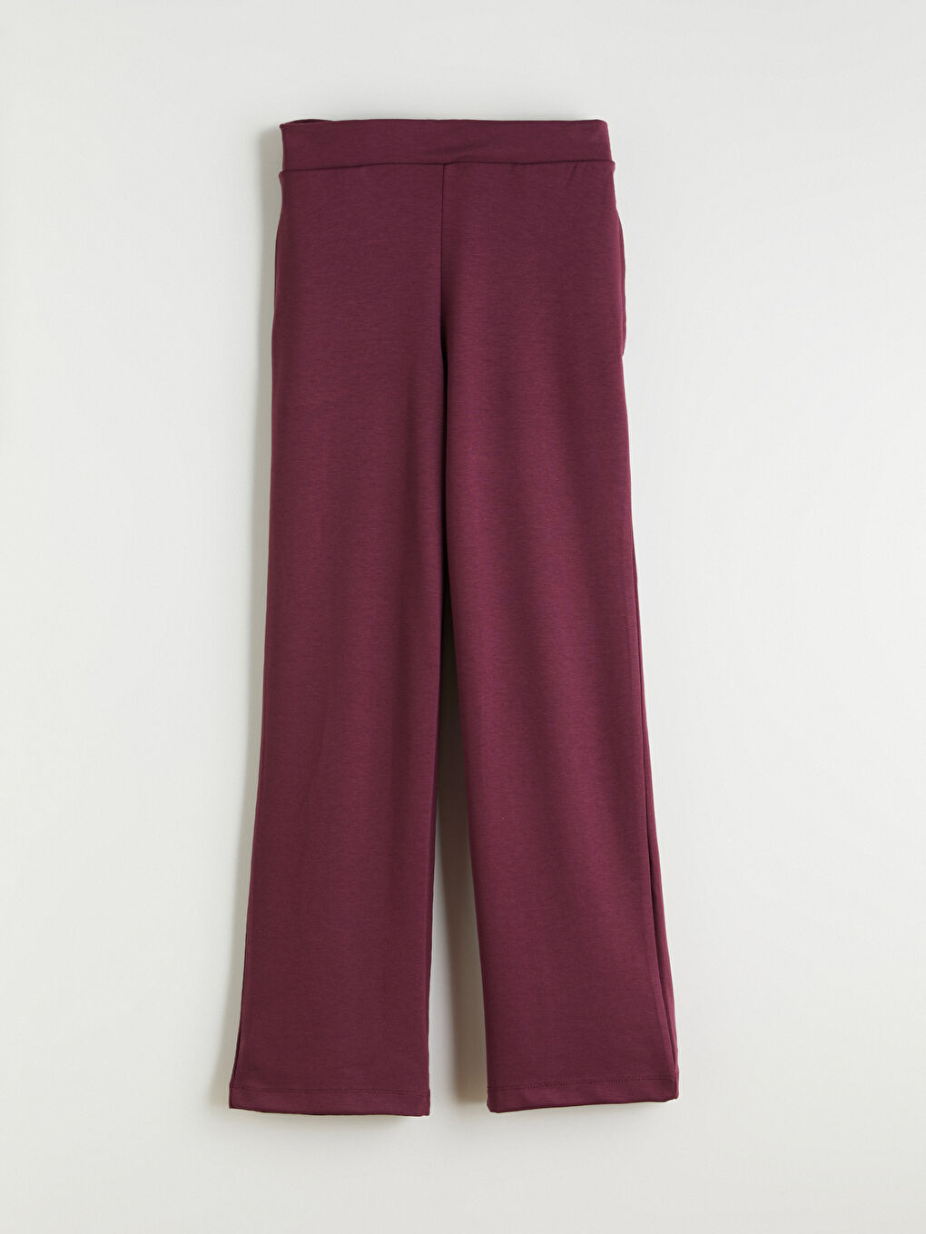 Elasticated Waist Wide Leg Women's Sweatpants-8