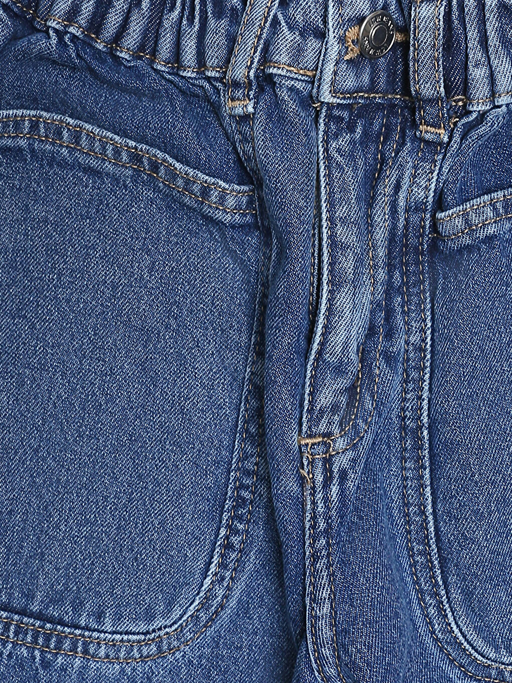 جينز للبنات بخصر مطاطي-2