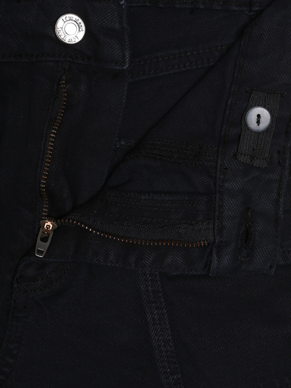 Elasticated Waist Girls' Jeans-2