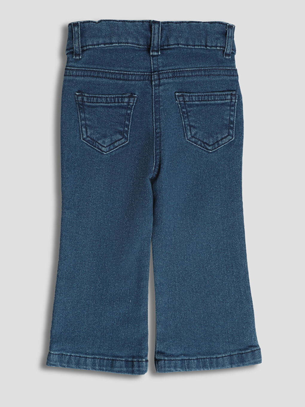 Elasticated Waist Embroidered Baby Girls' Jean Pants-1